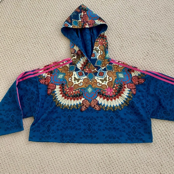 Adidas x Farm Rio Limited Edition Borbomix Cropped Hoodie - Picture 4 of 9